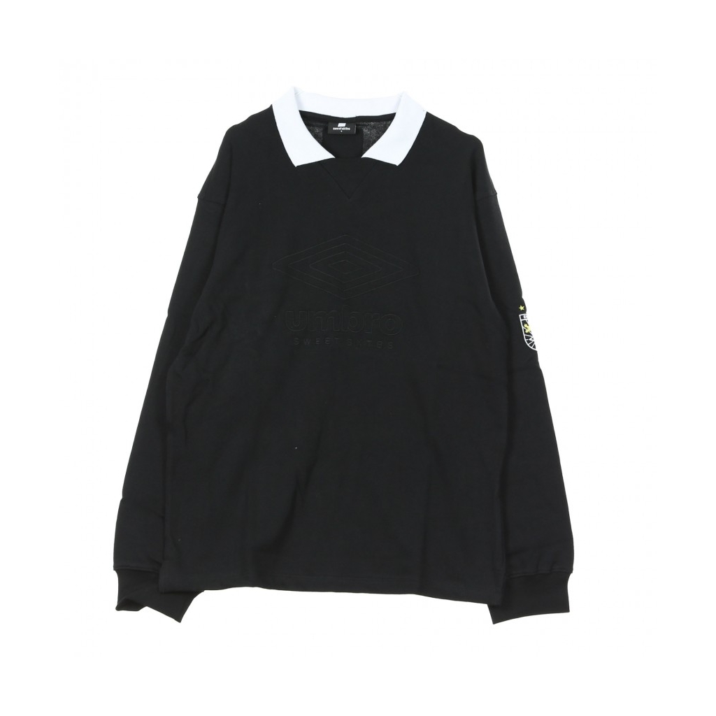 POLO SWEET X UMBRO L/S BLACK