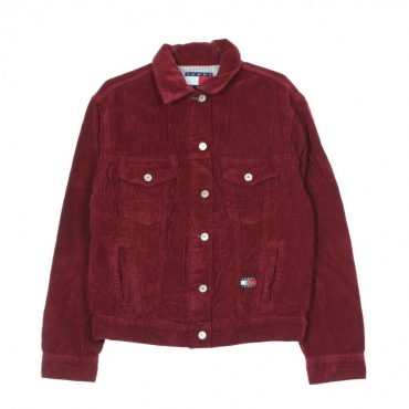 tommy jeans corduroy crest trucker jacket