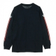 MAGLIETTA MANICHE LUNGHE HUSTLE CLUB L/S NAVY/WHITE