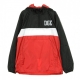 WINDBREAKER BLOCKED BLACK / RED