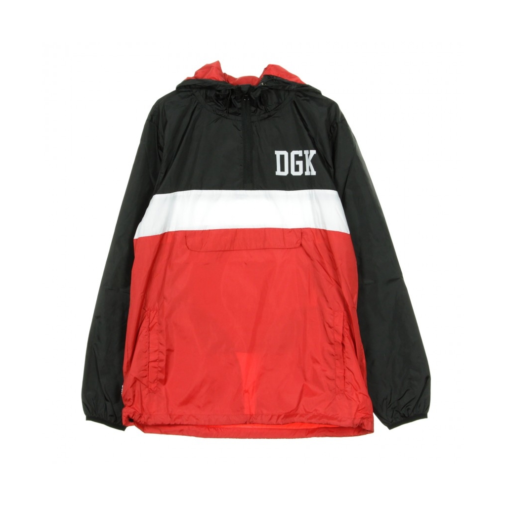 WINDBREAKER BLOCKED BLACK/RED