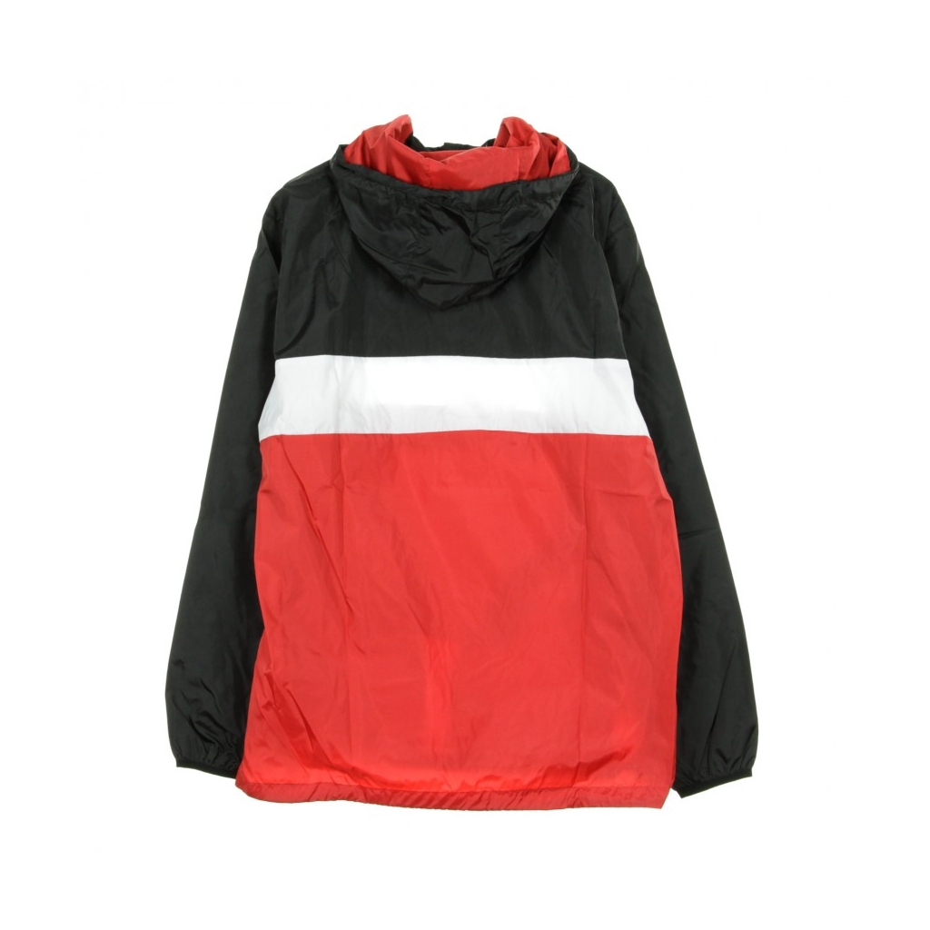 WINDBREAKER BLOCKED BLACK/RED