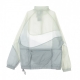 WINDBREAKER VW SWOOSH WVN HLFZIP JKT WOLF GREY/WHITE/LIGHT BONE/WHITE