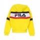 FELPA CAPPUCCIO ELLA EMPIRE YELLOW/BRIGHT WHITE/BLACK