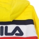 FELPA CAPPUCCIO ELLA EMPIRE YELLOW/BRIGHT WHITE/BLACK