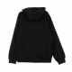 FELPA CAPPUCCIO DAVID TAPED HOODIE BLACK