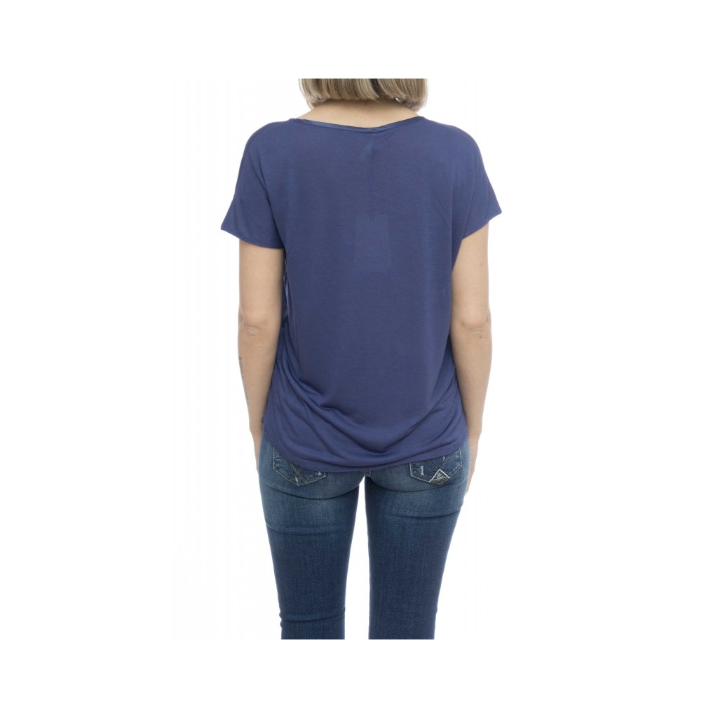 t shirt blu donna