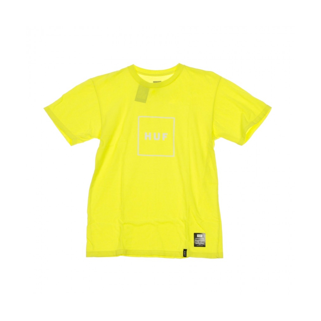 MAGLIETTA ESSENTIALS BOX LOGO AURORA YELLOW