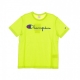 MAGLIETTA CREWNECK TEE FLUO GREEN