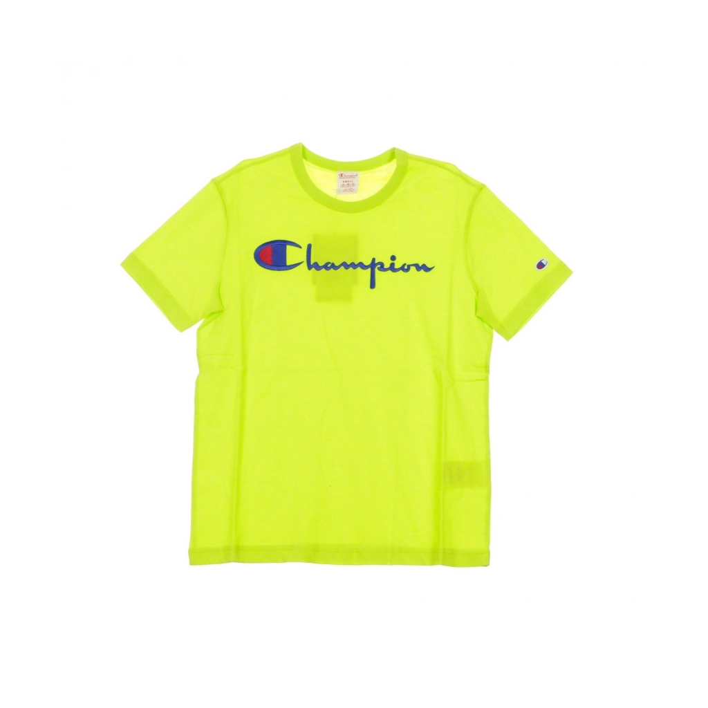 MAGLIETTA CREWNECK TEE FLUO GREEN