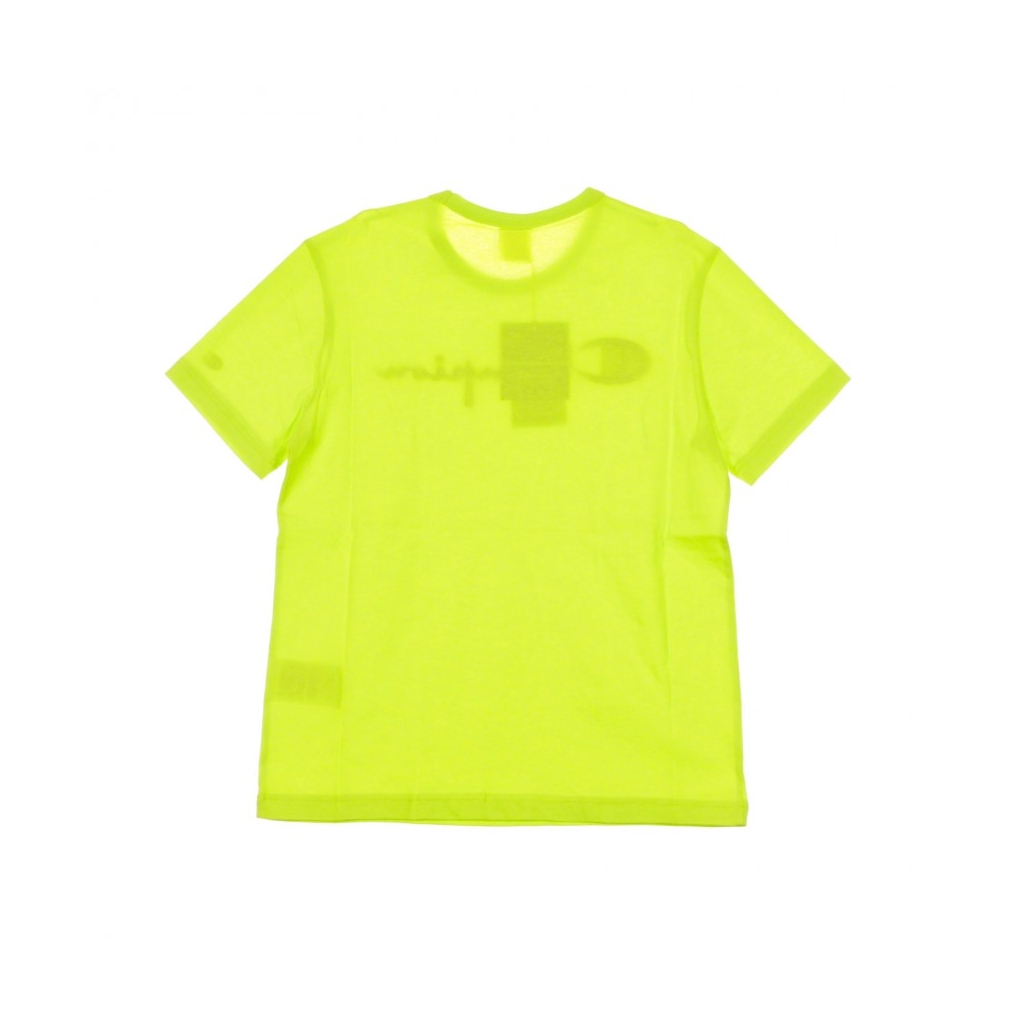 MAGLIETTA CREWNECK TEE FLUO GREEN