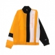 FULL ZIP T-SHIRT TOP LIGHT ORANGE / BLACK / WHITE