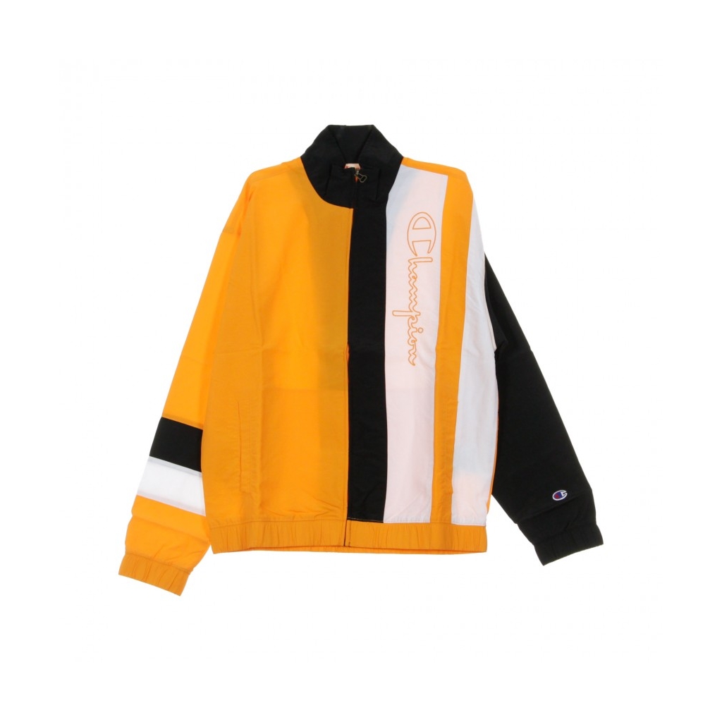 MAGLIETTA FULL ZIP TOP LIGHT ORANGE/BLACK/WHITE