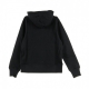 FELPA CAPPUCCIO HOODED SWEATSHIRT BLACK