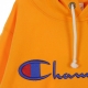 FELPA CAPPUCCIO HOODED SWEATSHIRT LIGHT ORANGE