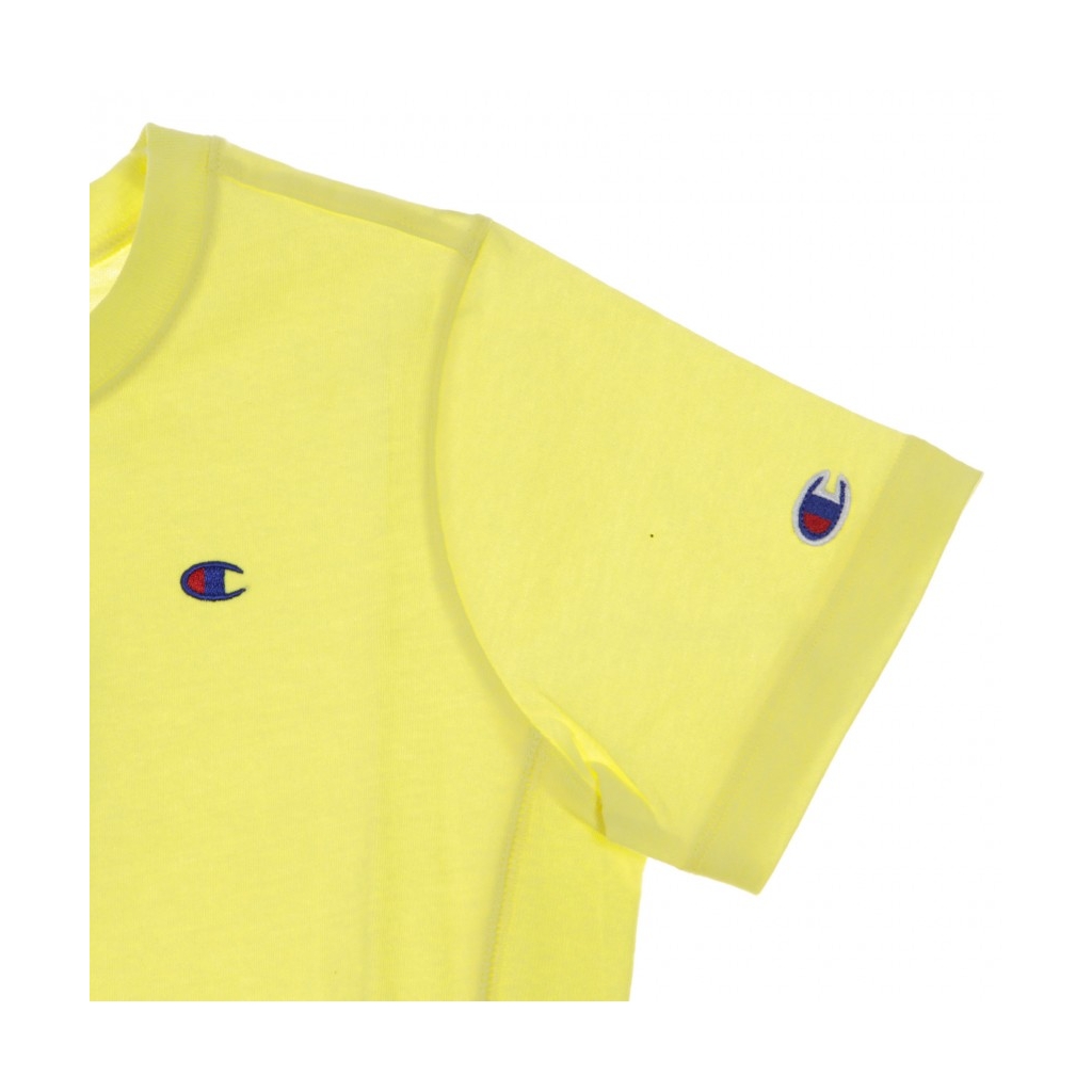 MAGLIETTA CREWNECK TEE LIGHT YELLOW