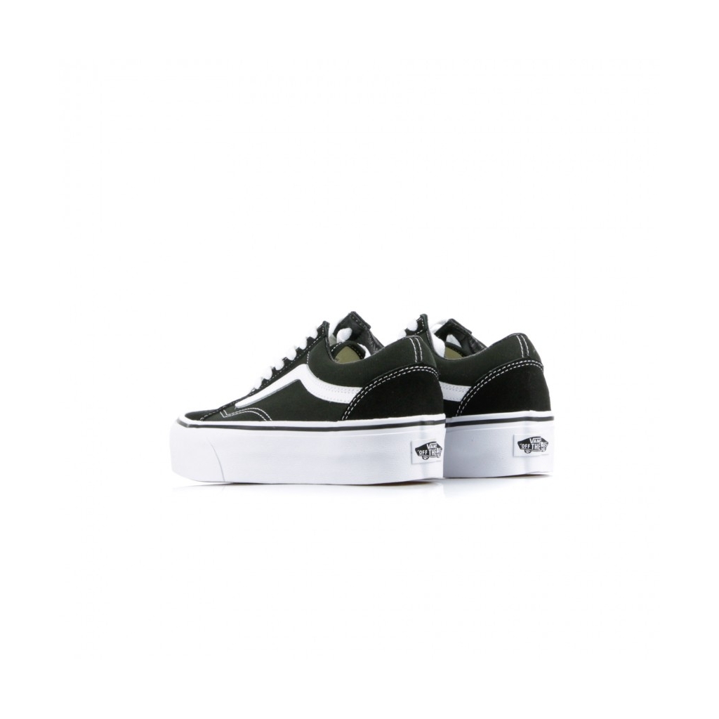 SCARPA BASSA OLD SKOOL PLATFORM BLACK/WHITE