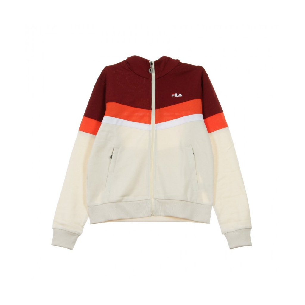 TRACK JACKET NANTALE RHUBARB/GREY/FIESTA ORANGE/BRIGHT WHITE