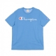 CREWNECK TEE LIGHT BLUE T-SHIRT