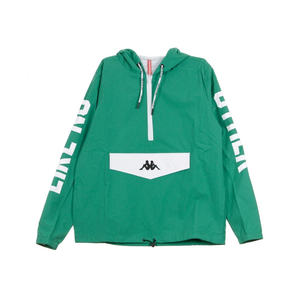 GIACCA A VENTO ANORAK AUTHENTIC BASPAR GREEN/WHITE