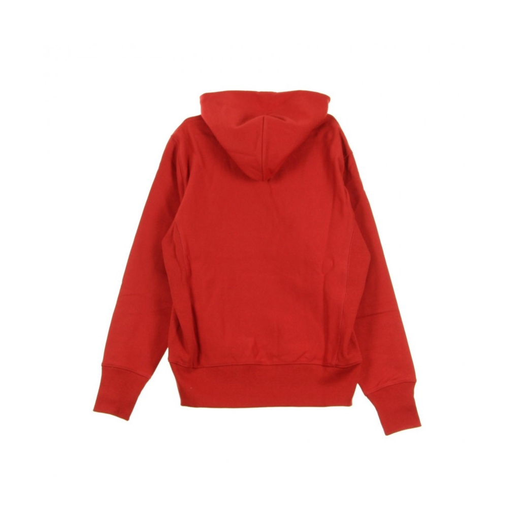 FELPA CAPPUCCIO HOODED SWEATSHIRT RED