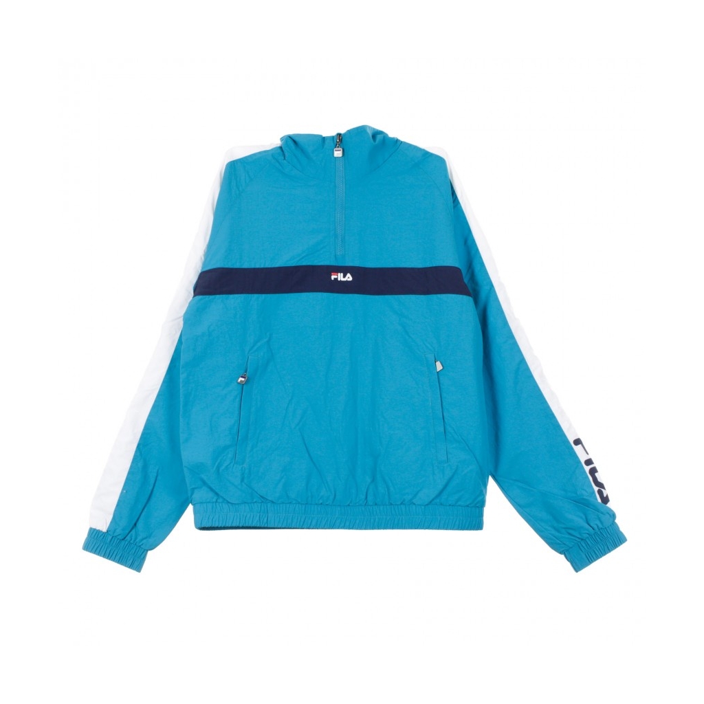 GIACCA A VENTO ANORAK JONA CARIBBEAN SEA/BRIGHT WHITE/BLACK IRIS