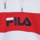 FELPA CAPPUCCIO JEREMY BRIGHT WHITE/BLACK IRIS/TRUE RED