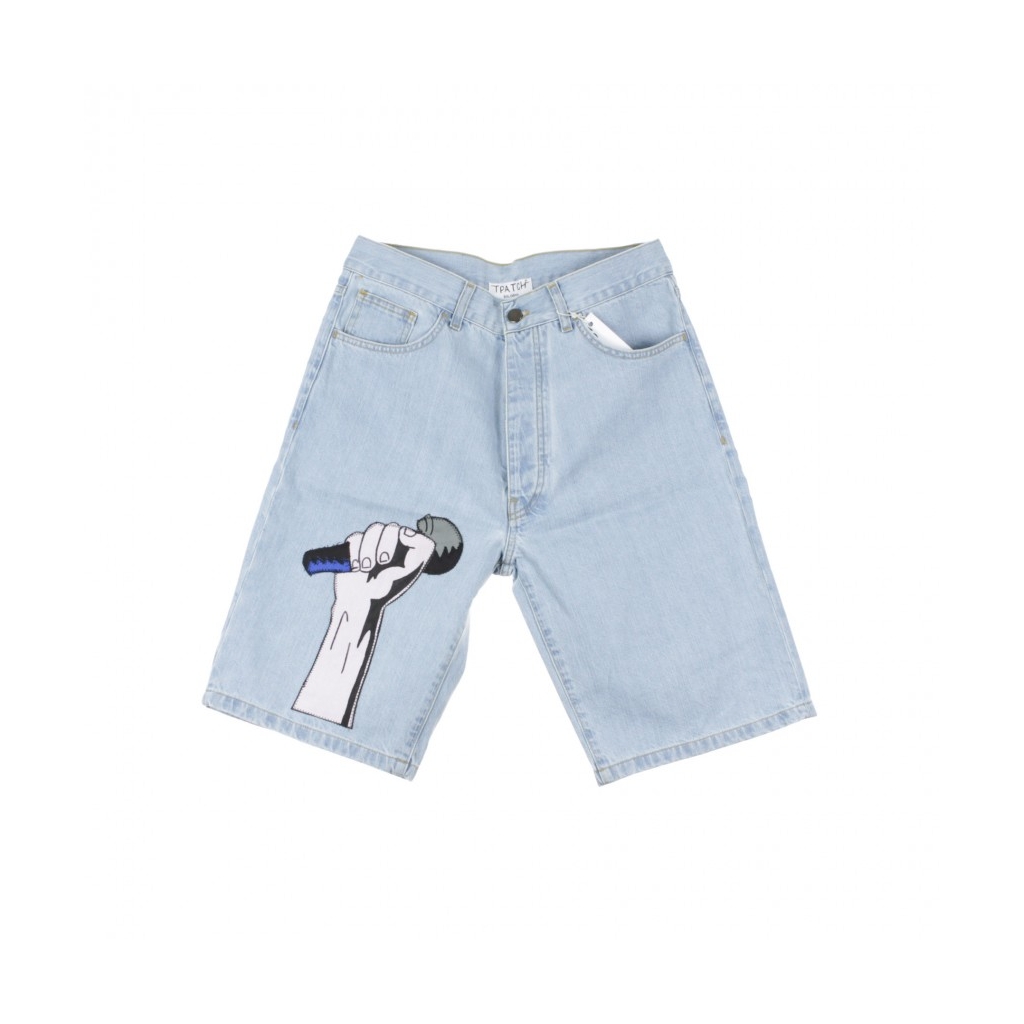 PANTALONE CORTO MICROFONO SHORT LIGHT DENIM