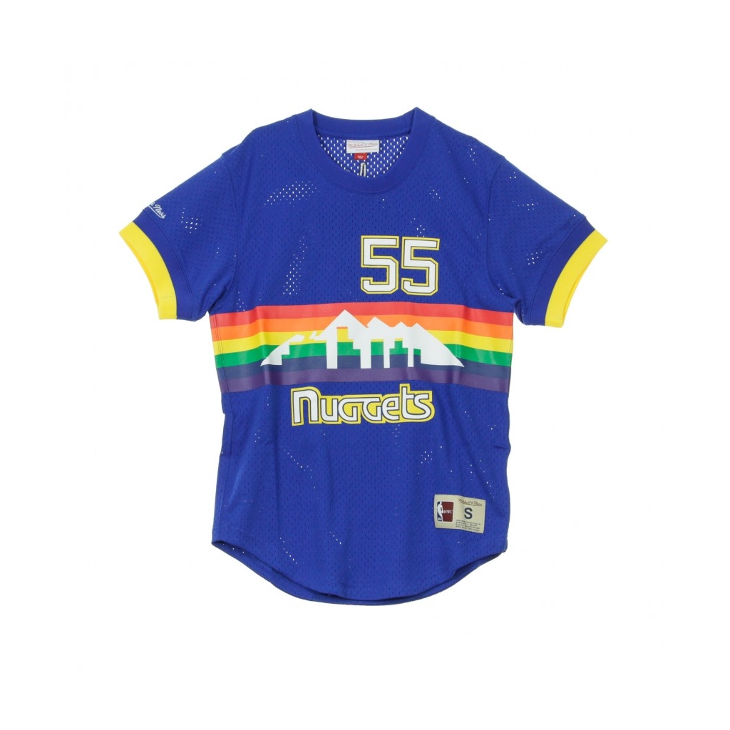 CASACCA NAME  NUMBER MESH CREWNECK DICKEMBE MUTOMBO NO55 DENNUG ORIGINAL TEAM COLORS