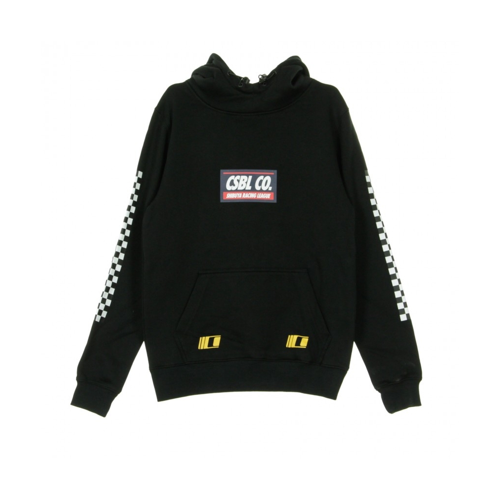 FELPA CAPPUCCIO DOWNTOWN HOODY BLACK/WHITE