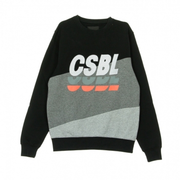 FELPA GIROCOLLO CSBLSET CREWNECK BLACK/HEATHER GREY