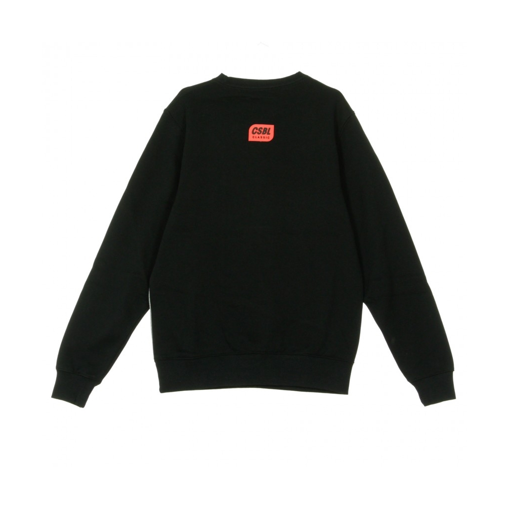 FELPA GIROCOLLO CSBLSET CREWNECK BLACK/HEATHER GREY