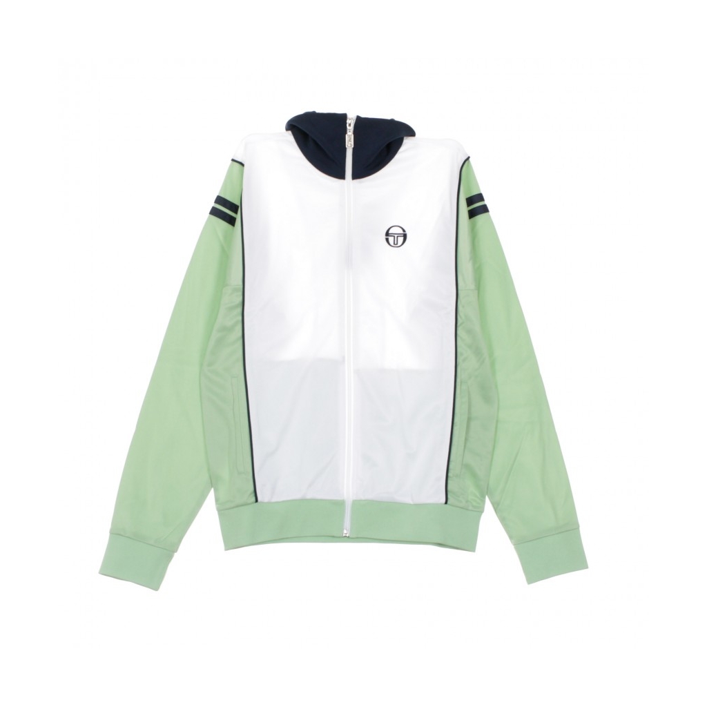 TRACK JACKET SCIROCCO WHITE/QUIET GREEN