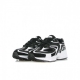 SCARPA BASSA  CREATOR BLACK/WHITE/METALLIC SILVER