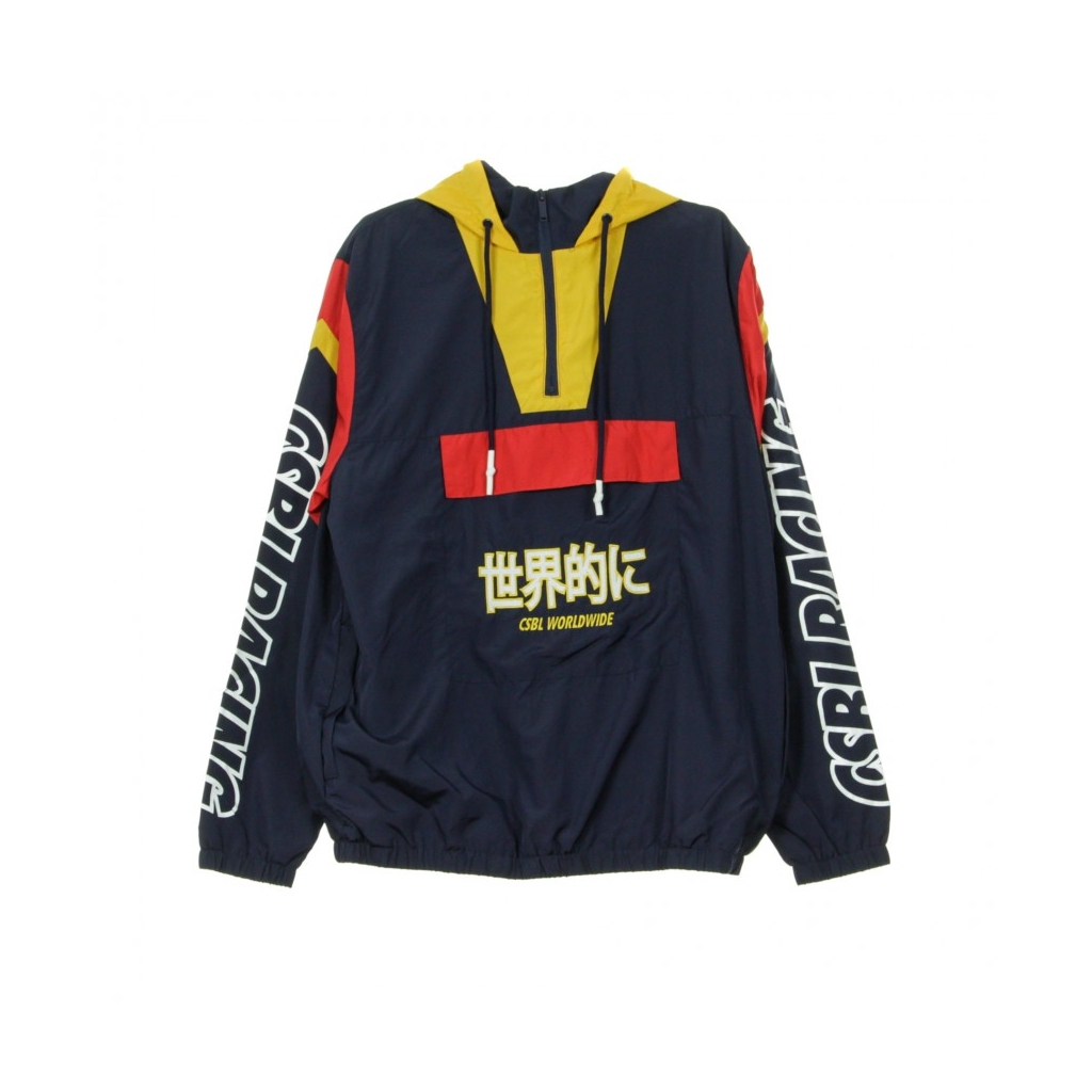 GIACCA A VENTO ANORAK CRT WINDBREAKER NAVY/YELLOW