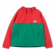 GIACCA A VENTO ANORAK NIMBUS TWO TONE PULLOVER CARDINAL/DRAGON GREEN