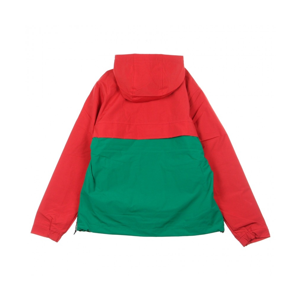 GIACCA A VENTO ANORAK NIMBUS TWO TONE PULLOVER CARDINAL/DRAGON GREEN