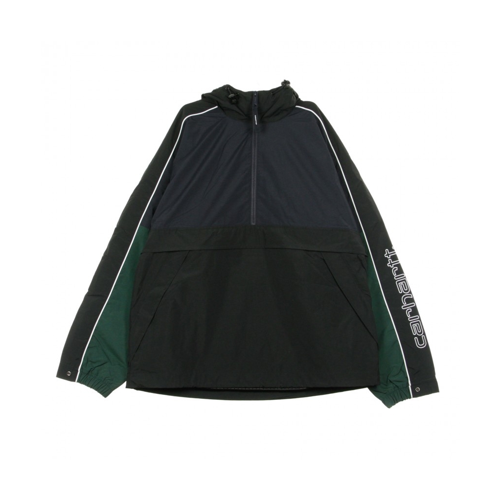 GIACCA A VENTO ANORAK TERRACE PULLOVER DARK NAVY/BLACK/BOTTLE GREEN