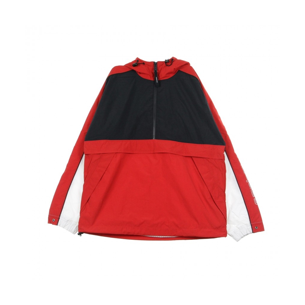 GIACCA A VENTO ANORAK TERRACE PULLOVER DARK NAVY/CARDINAL/WHITE