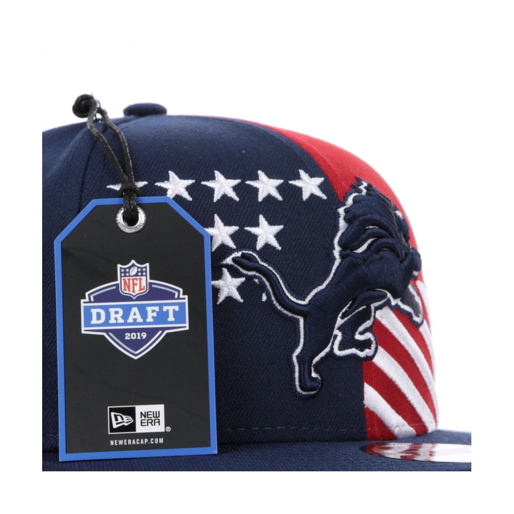 CAPPELLO VISIERA PIATTA REGOLABILE 950 NFL19 SPOTLIGHT DETLIO OBSIDIAN BLUE