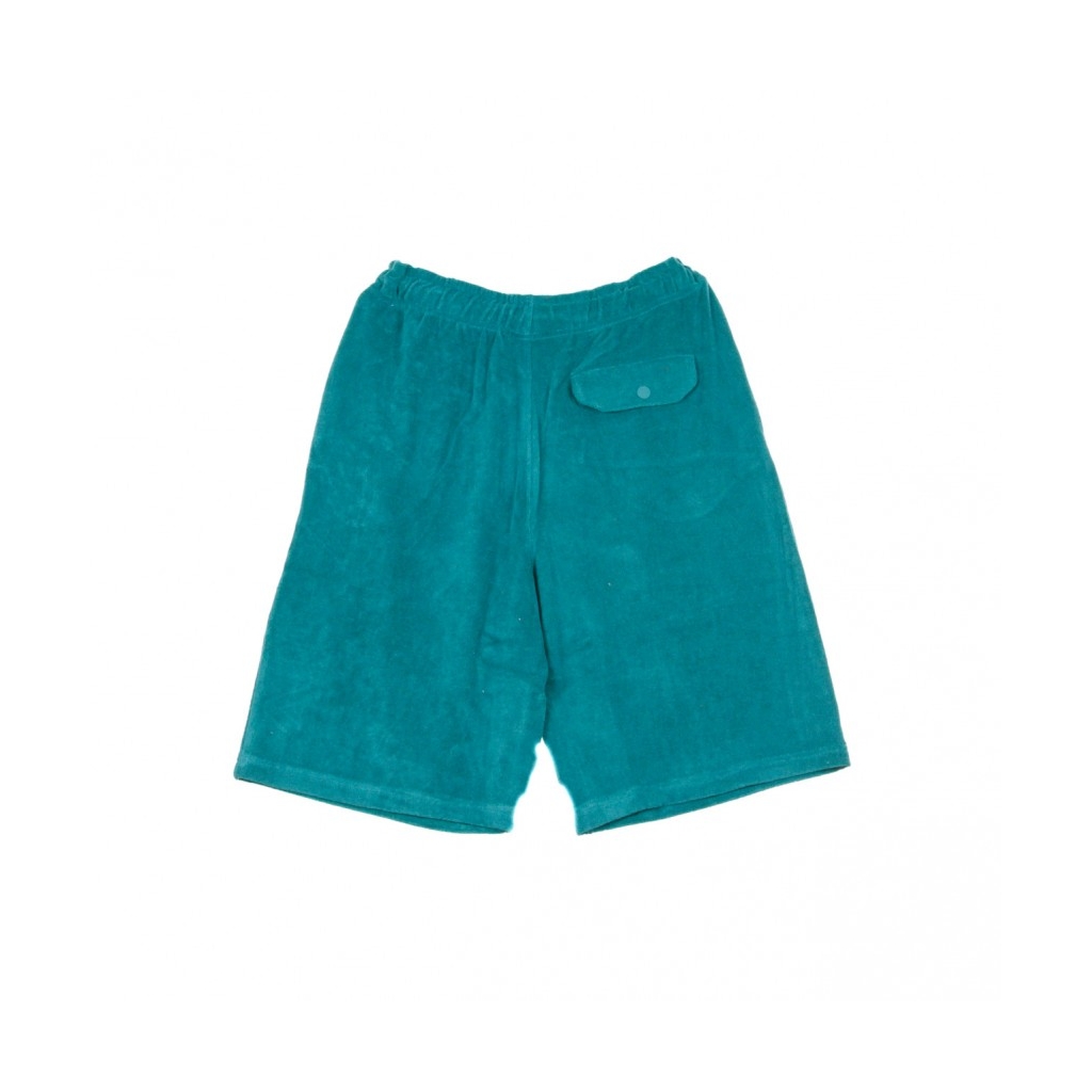 PANTALONE CORTO TUTA THEO TERRY TOWELLING SHORT BISCAY BAY TEAL