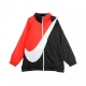 GIACCA A VENTO SWOOSH JKT WVN CB BLACK/UNIVERSITY RED/WHITE