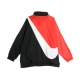 GIACCA A VENTO SWOOSH JKT WVN CB BLACK/UNIVERSITY RED/WHITE