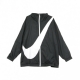 GIACCA A VENTO SWOOSH JKT WVN CB BLACK/BLACK/WHITE