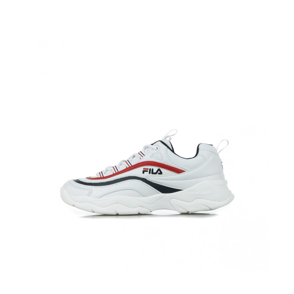 SCARPA BASSA RAY LOW WMN WHITE/FILA NAVY/FILA RED