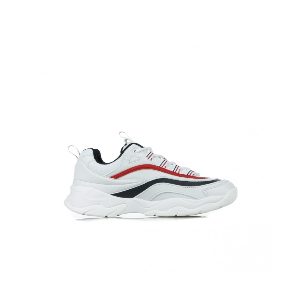 SCARPA BASSA RAY LOW WMN WHITE/FILA NAVY/FILA RED