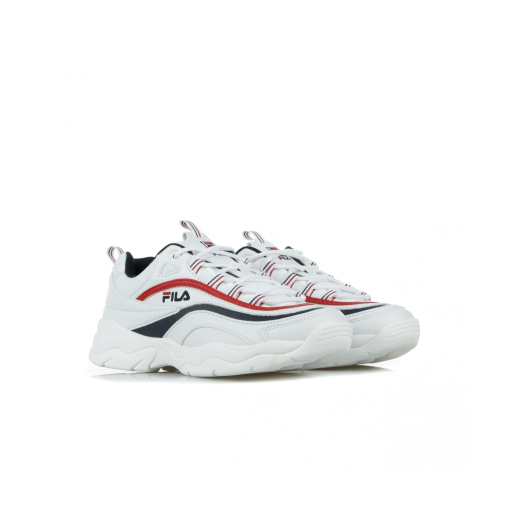 SCARPA BASSA RAY LOW WMN WHITE/FILA NAVY/FILA RED