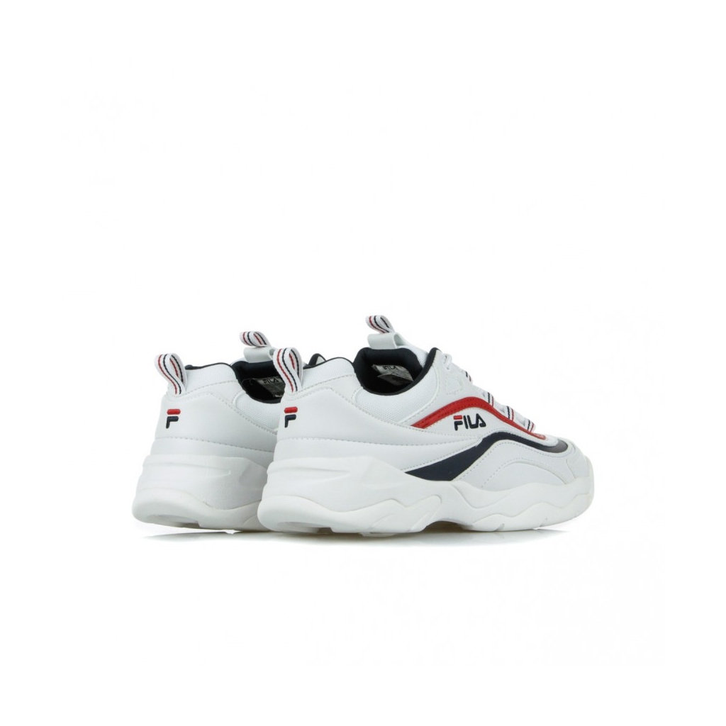 SCARPA BASSA RAY LOW WMN WHITE/FILA NAVY/FILA RED