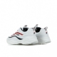 SCARPA BASSA RAY LOW WMN WHITE/FILA NAVY/FILA RED