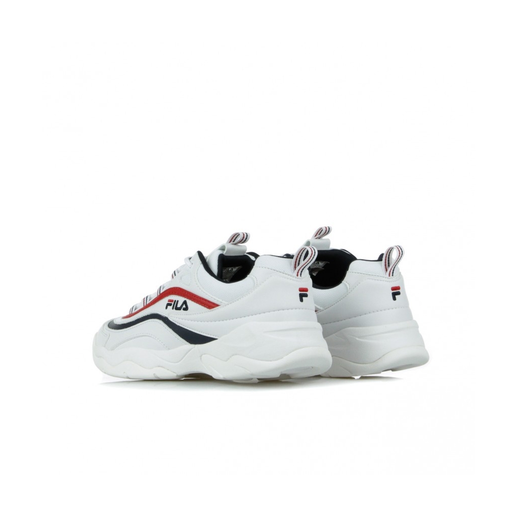 SCARPA BASSA RAY LOW WMN WHITE/FILA NAVY/FILA RED